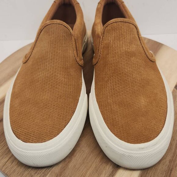 Frye Men's Ludlow Slip-On Sneaker Size 10 Wheat Brown 3480817 - Picture 2 of 11